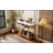 Narrow Console Table With Curved Corners, Retro Entryway Table With Top Drawer And Open Shelf For Versatile Storage And Elegant Design-916862842