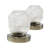 Rock Crystal Handles Widespread Modern Bathroom Faucet – Luxury 3-Hole Vanity Faucet with Handcrafted Crystal Handles-96346299