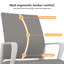 Chaise de bureau Minimalist Modern - Structure en métal-1865092245-1865092244