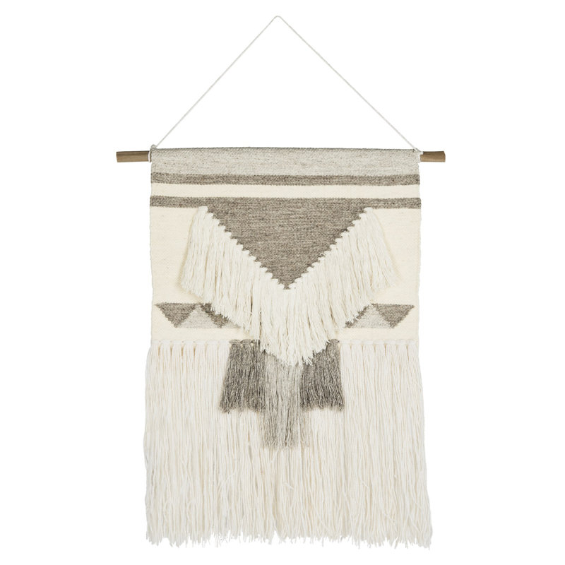 Suspension murale en laine