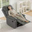 3-Position Padded Seat Upholstered Recliner with Adjustable Legrest and Backrest-1379024516