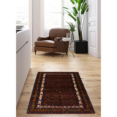 Teimani Brown Rug 3'8" x 6'5"