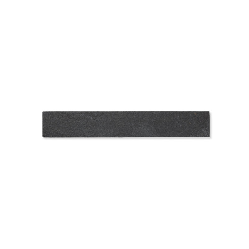 Cladding 2" x 12" Slate Stone Look Wall Tile, Black Coral