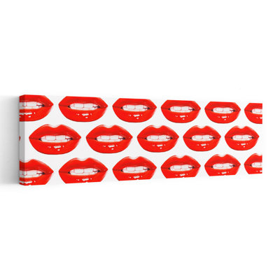 Pop Art Lips Bold Modern Vibrant