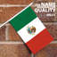 Drapeau mexicain mexicain miniature miniature 5 x 8 po