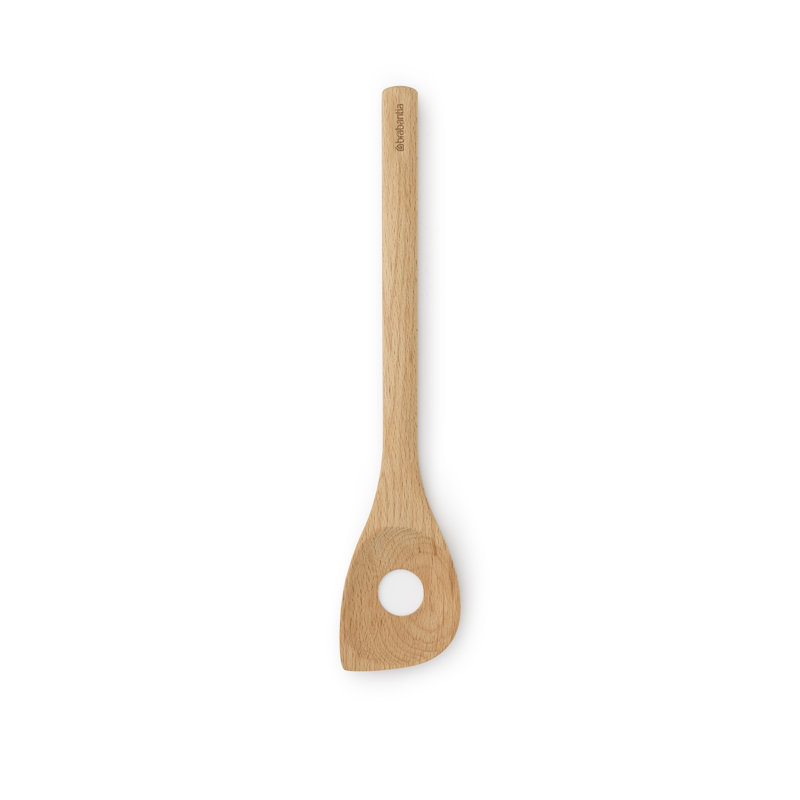 Ensemble de 3 ustensiles de cuisine en bois de profil de brabançon - bois de hêtre