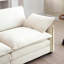 Canapé simple à assise profonde avec repose-pieds et coussin-1345999733