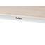 Conference Table Charlanne 90 cm 180 cm Stone Travertine Effect