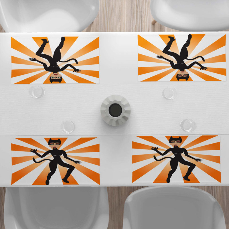 Polyester Abstract Rectangle Placemat
