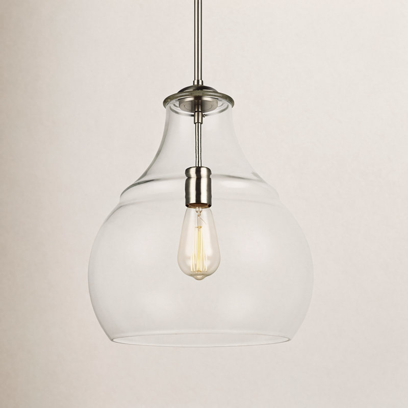 Seagrove 1 - Light Single Pendant, Satin Nickel