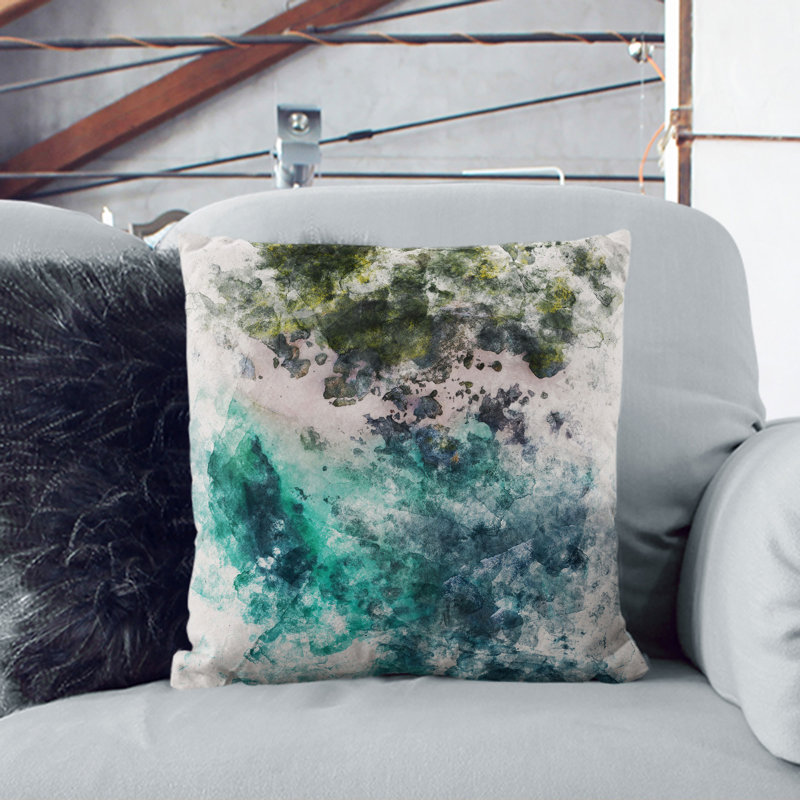 Padang Padang Beach in Bali Scatter Cushion with Filling, 40cm H x 40cm W x 15cm D