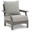 Chaise de patio avec coussins Ahumada
