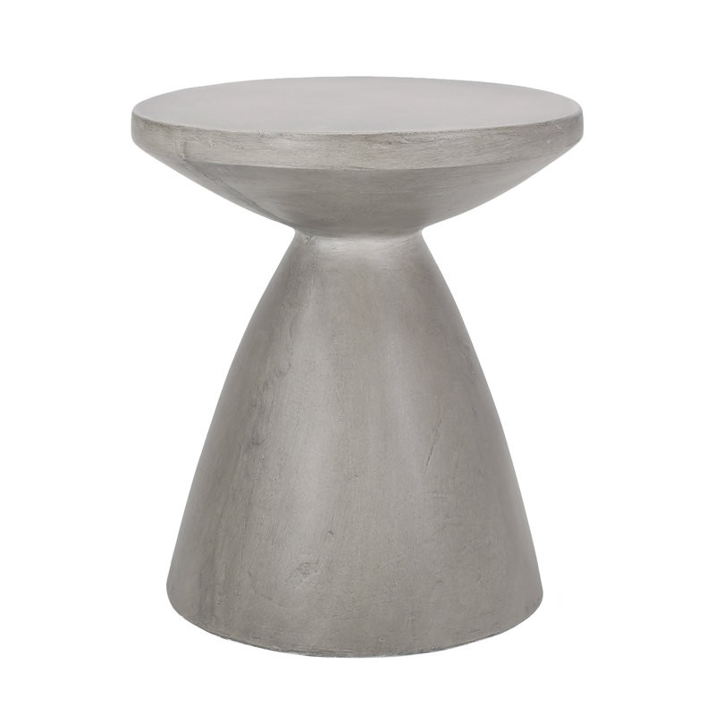 Outdoor Lightweight Concrete Side Table