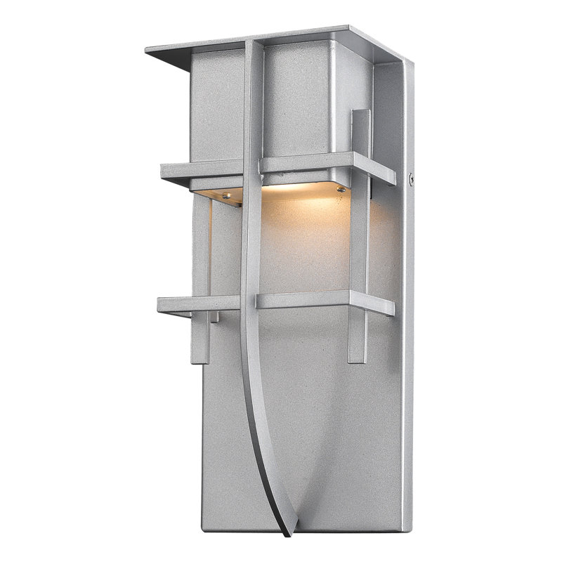 Luminaire d'extérieur Crespin, Argent, H 10,75 po x l 4,75 po x P 3,88 po