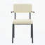 Ensemble de 4 chaises de salle à manger rembourrées avec pieds en métal-857306530