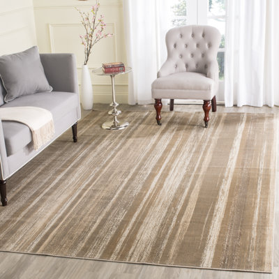 Denning Vintage Performance Solid Color Rug
