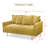 Madalinn 58'' Velvet Loveseat-1294829430