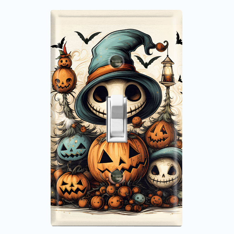 Halloween 1 - Gang Toggle Light Switch Standard Wall Plate