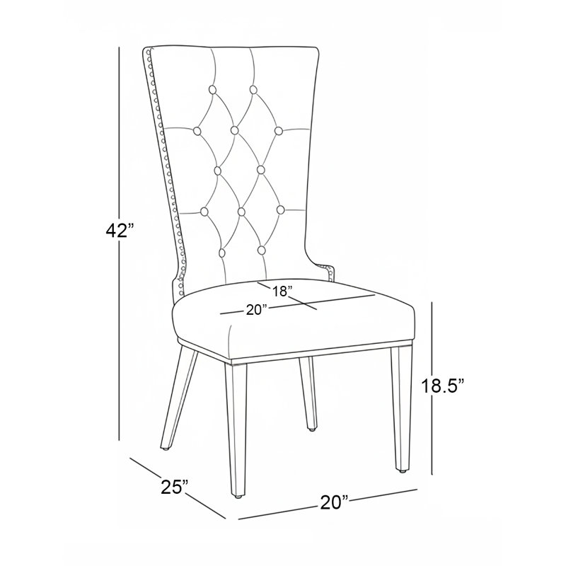 Chaise d'appoint Princeton, Noir, Or