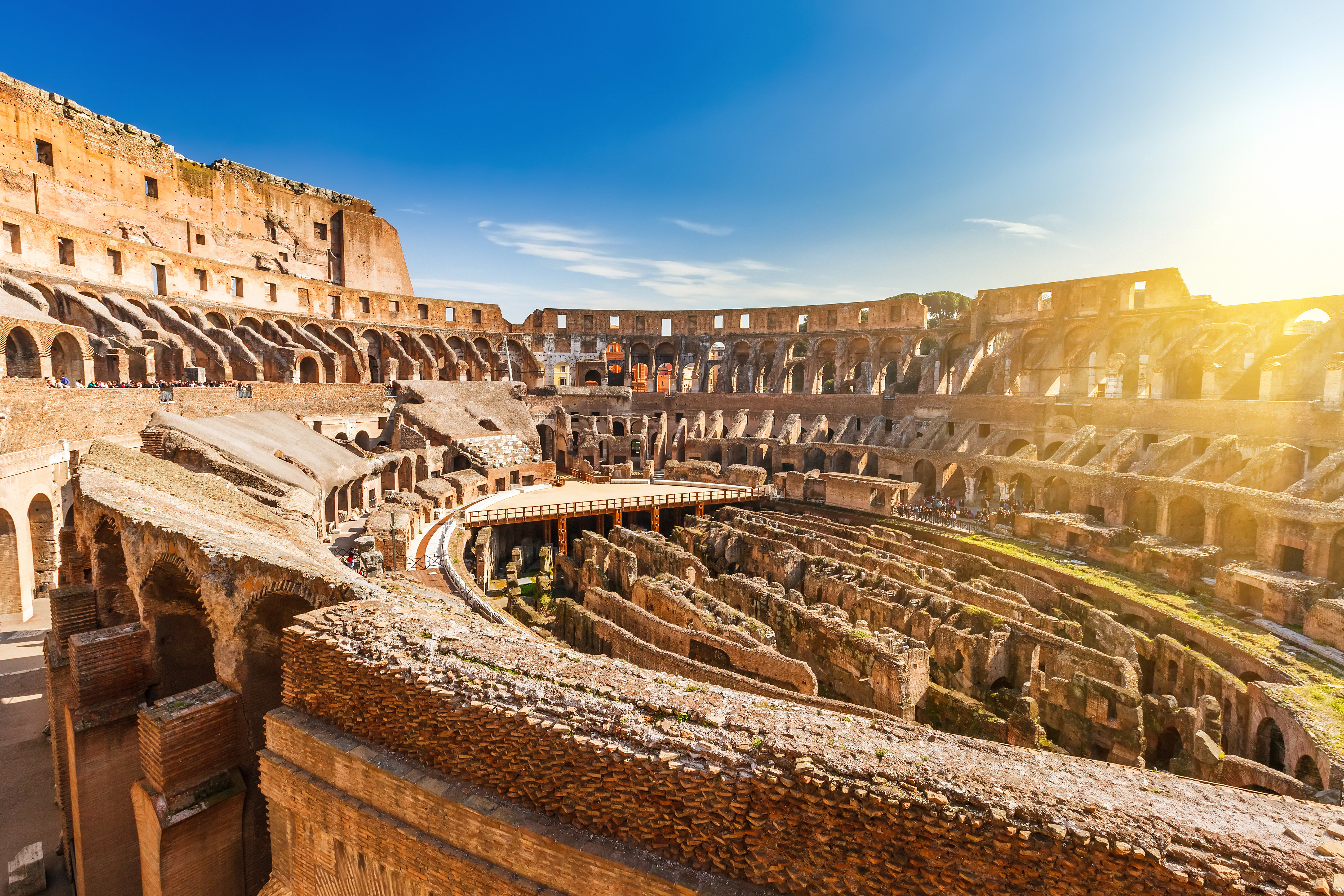 Hokku Designs Coliseum in Rome - Wrapped Canvas Photograph | Wayfair