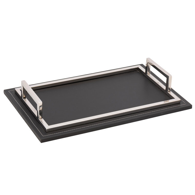 Plateau de meuble-lavabo latéral à poignées chromées