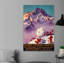 « villars », affiche rétro sur toile tendue-26129662