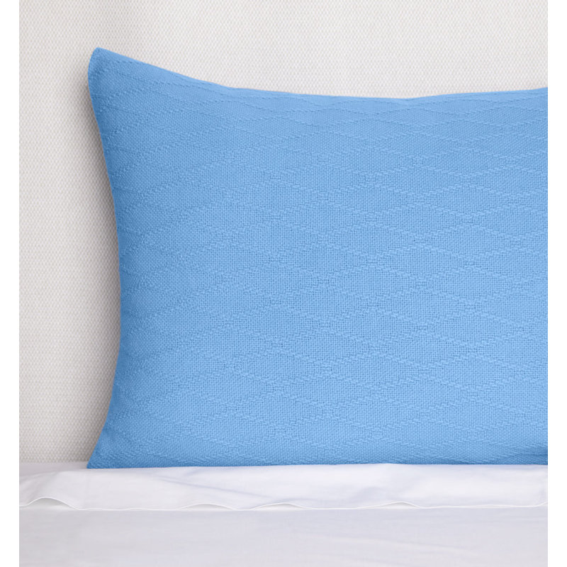 Cetara Cotton Sham, Standard, Cobalt