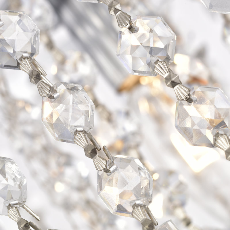 Silsbee Crystal Semi Flush Mount