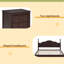 Lit plateforme en bois et deux tables de chevet-1404986464-1404986466