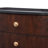 Camellia Field 3-Drawer Nightstand with Marble Top