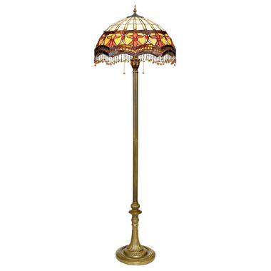 Rose Court Victorian-Style Hurricane Table Lamp - TF85003 - Design Toscano