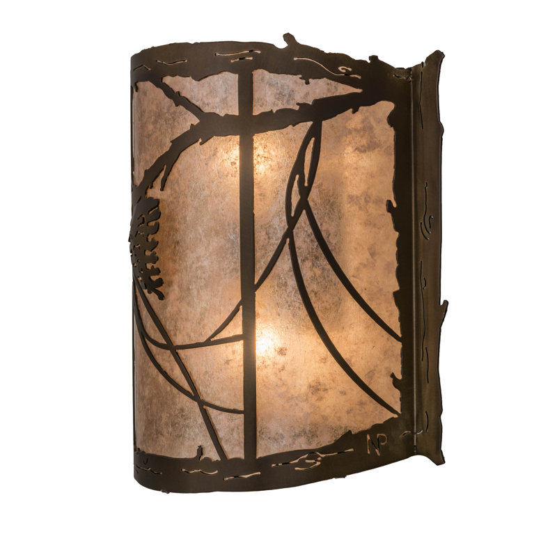 Rustic Lodge 2 - Light Flush Mounted Sconce