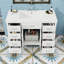 Meuble-lavabo avec lavabo, 8 tiroirs et 2 portes-1367829527
