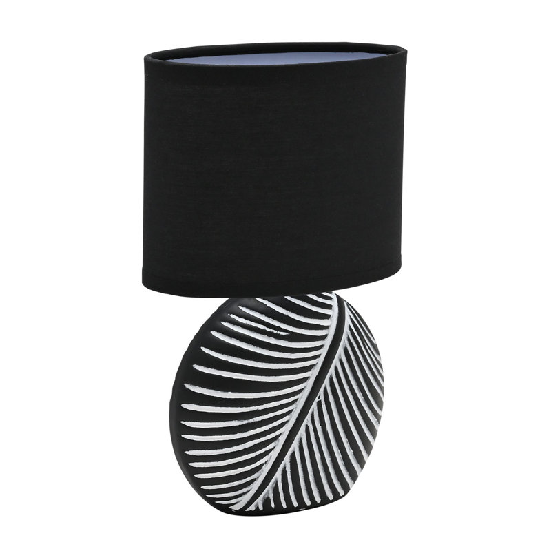 Sumeet Ceramic Table Lamp, Black