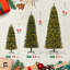 Arbre de Noël artificiel 7,5 pi avec 350 lumières DEL et 980 branches-103704413