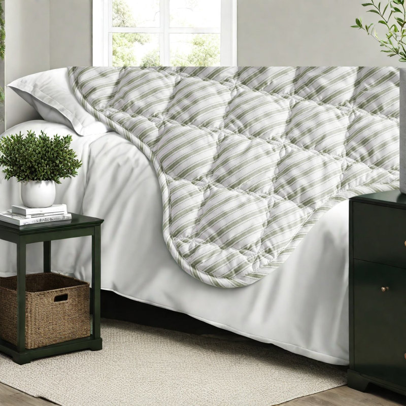 Ensembles de literie Modern, courtepointe florale en microfibre pour grand lit 4 pièces