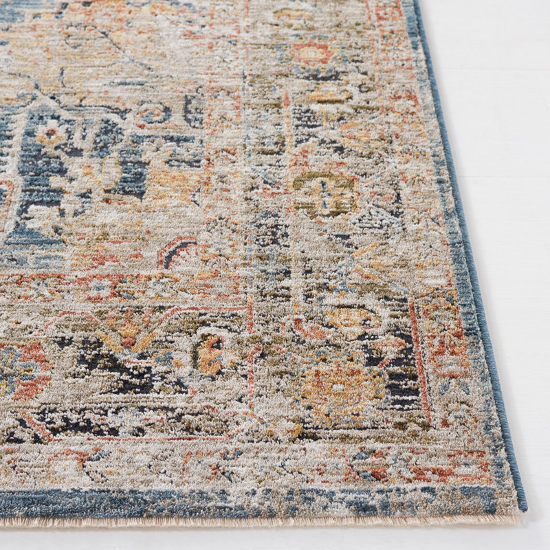 Kater Silverado 110 Area Rug In Blue, Rectangle 5' x 8'
