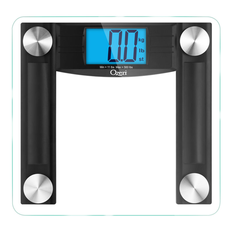 Ozeri Digital Bathroom Scale, Black