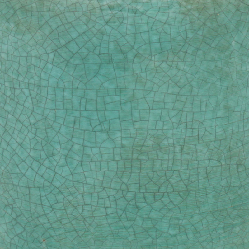 Sia Handmade Ceramic Pot Planter, 5.5" H x 5.5" W x 5.5" D, Green