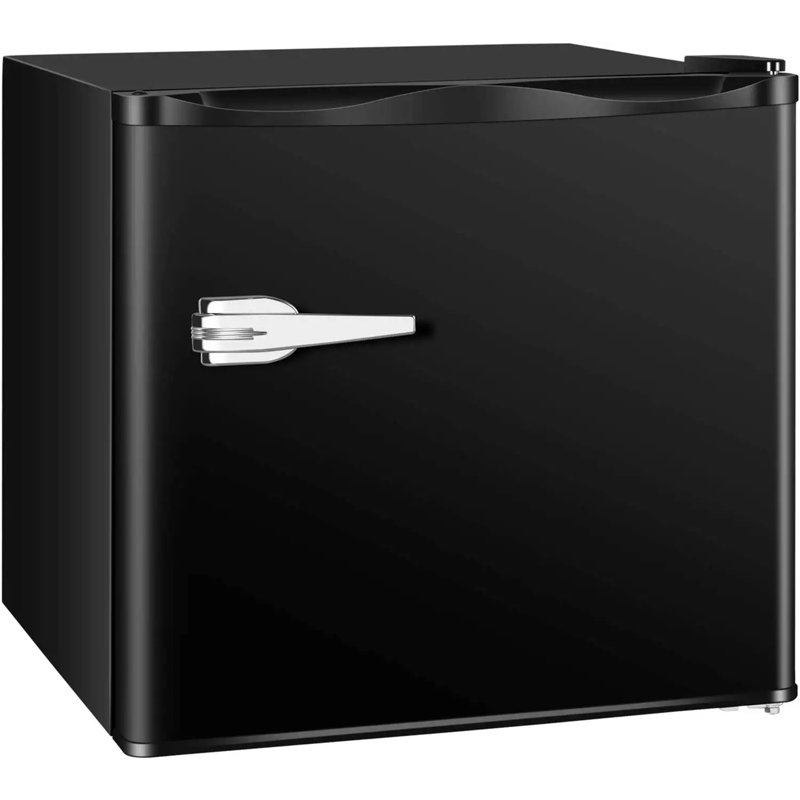 1.2 Cu.ft Upright Freezer, 3 Temp Settings, Removable Shelf, Adjustable Legs, Strong Seal, Black