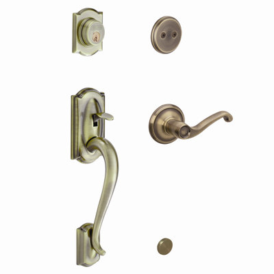 Camelot Flair Single Cylinder Entrance Leverset Exterior Handle Only