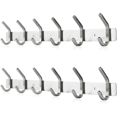 Metal Wall 6 - Hook Coat Rack
