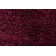 Tapis à poils longs en polyester tissé à la main rouge et brun Nika Authentic