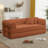 63" Compression Convertible Sleeper Futon Sofa Bed, 4-in-1 Corduroy Upholstered Floor Couch with 2 Pillows, No Assembly Required-790714047