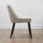 Chaise d'appoint rembourrée en bois massif Bremment-720516628