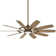 65" Barn 10 - Blade LED Smart Standard Ceiling Fan with Remote Control and Light Kit Included
