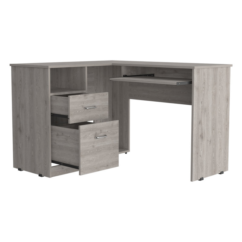 Bureau en L Bureau en L, Gris délavé