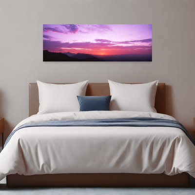 Clouds Over Mountains, Sierra Estrella Mountains, Phoenix, Arizona Romantic Abstract Contemporary Mountain Nature Wall Art