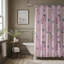 Pink Cheer - 1 Piece Standard Shower Curtain-1748630463