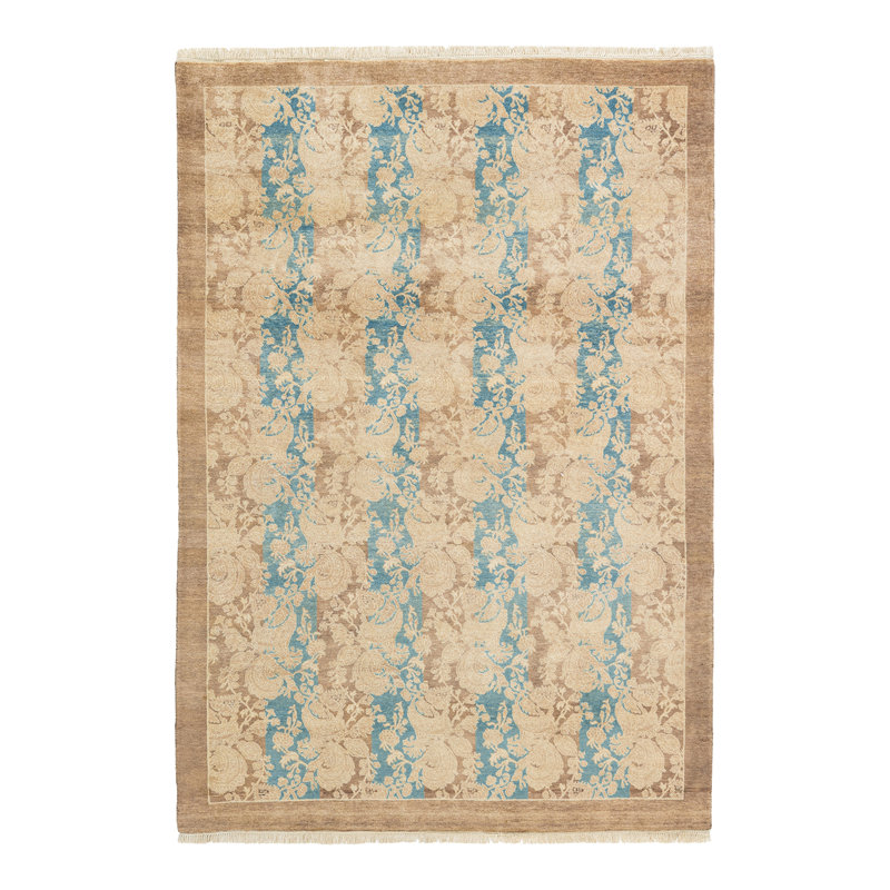 Classic One-of-a-Kind 4' 1" X 5' 10" Hand Knotted Area Rug